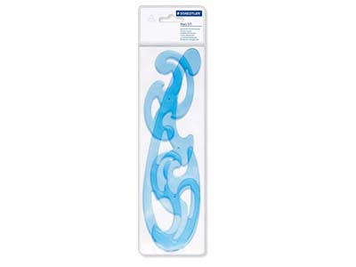 Staedtler Mars French Curves, Set  Of 3 Curved Shapes - Standard Image - 1