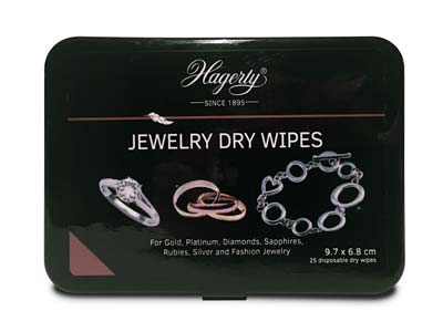 Hagerty Jewellery Dry Wipes        Pack of 25
