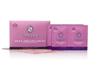 Town Talk Gold And Jewellery       Cleaning Kit, 4 Sachets