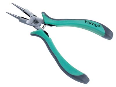 Vintaj 5 Round Nose Pliers With   Cutter