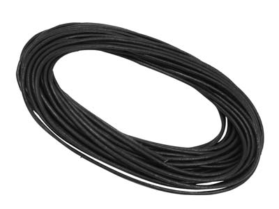 Greek Leather Cord, Black 2mm X 5m By Beadalon