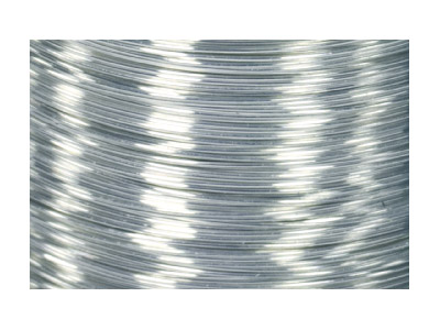 Beadsmith Silver Filled Wire 24     Gauge 25 Ft Half Hard Round 6% Fine Silver On Brass - Standard Image - 2