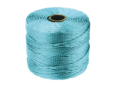 Beadsmith S-lon Bead Cord Aqua Tex 210 Gauge #18 70m - Standard Image - 1