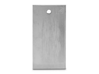 Heimerle  Meule Fine Silver Anode, 100 X 50 X 2mm, For Silver Plating  With PGG 10 Plating Unit
