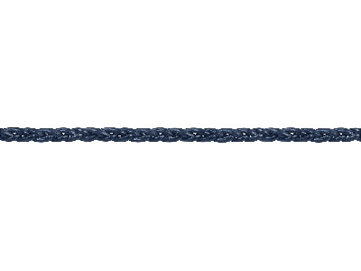 Black Braided 3mm Leather Cord, 3 Metre Length