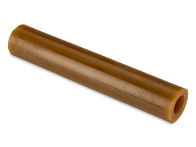 Wolf Waxtrade By Ferris, Round   Wax Tube With Off Centre, Gold,    150mm5.9 Long, 27mm Diameter