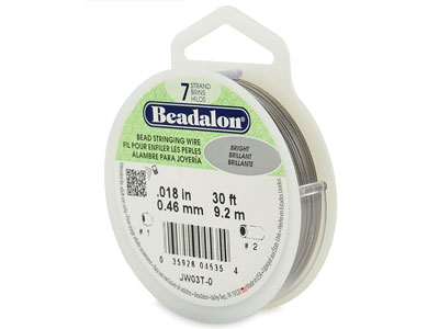 Beadalon 7 Strand Bright 0.46mm X  9.2m Wire