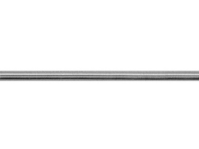 Silver Tone Gimp Size C, 0.80mm, 2 X 1m Lengths - Standard Image - 2