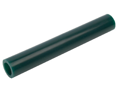 Ferris Round Wax Tube With Centred Hole, Green, 6150mm Long, 22.2mm Diameter