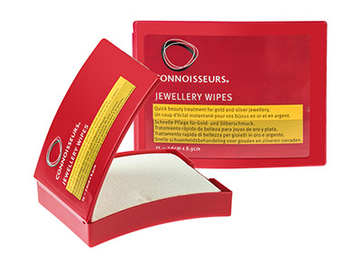 Connoisseurs Jewellery Wipes      Pack of 25 Polishing Wipes