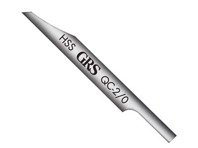 GRS® Quick Change HSS Onglette     Graver 1.16mm Tool Point Width - Standard Image - 1