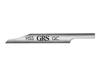 GRS Quick Change HSS Flat Graver  1.2mm Tool Point Width
