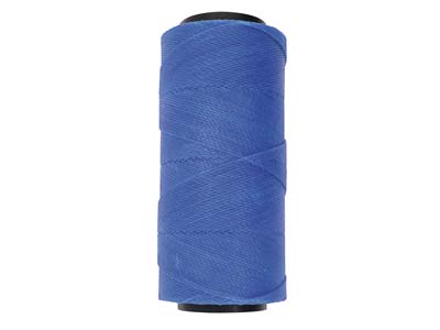 Beadsmith Knot-it Blue Brazilian   Wax Cord, 144m Spool