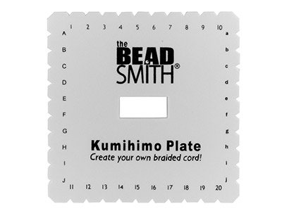 Kumihimo Square Plate, 15cm - Standard Image - 1