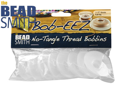 Beadsmith Bob-eez No Tangle Thread Bobbins For Kumihimo Pack of 8, - Standard Image - 3