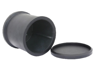 Spare Metal Polishing Barrel With  Rubber Lid, For Evans Barrelling   Units