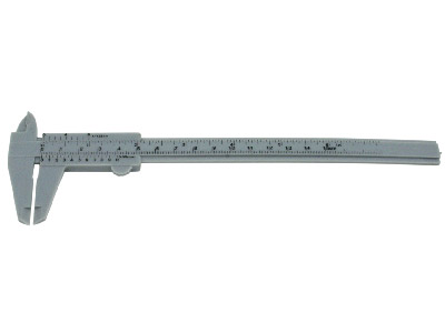 Plastic Slide Gauge / Vernier, 150mm / 6