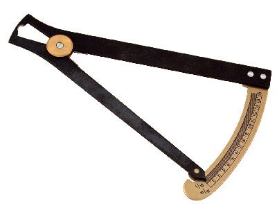 Large Dixieme Gauge 15mm Brass And Black 15mm Gauge