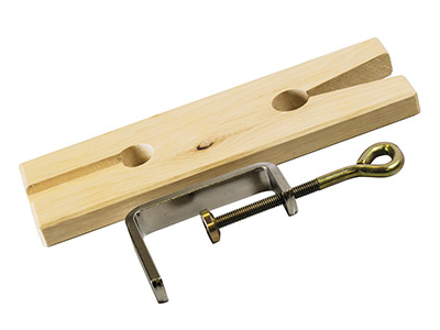 V Shaped Bench Peg With Clamp - Standard Image - 2