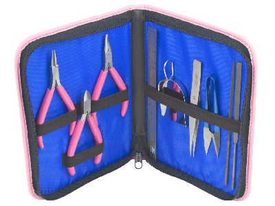 Jewellers Tool Kit In Pink Wallet