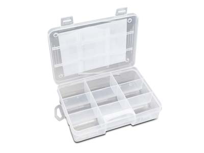 Beadsmith Small Keeper Box 9       Compartments 19x13cm - Standard Image - 1