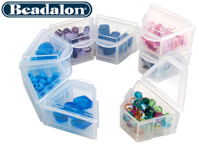Beadalon Bead Storage Ring With 8  Separate Containers - Standard Image - 2