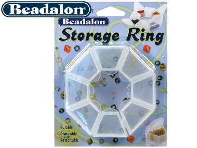 Beadalon Bead Storage Ring With 8  Separate Containers - Standard Image - 3