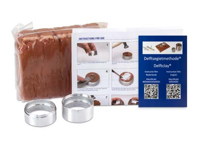 Delft Modeling Clay Kit, 2kg Of    Clay Plus One Casting Ring - Standard Image - 1