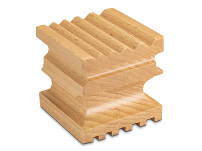 Wooden Swage Block And 14 Shaping  Punches - Standard Image - 2