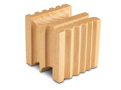 Wooden Swage Block And 14 Shaping  Punches - Standard Image - 4