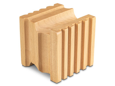 Wooden Swage Block And 14 Shaping  Punches - Standard Image - 5