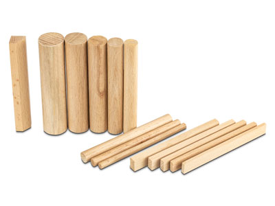 Wooden Swage Block And 14 Shaping  Punches - Standard Image - 6