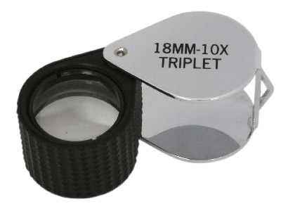 Loupe Rubber In Case X10           Magnification