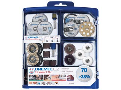 Dremel Ez Speedclic Multipurpose   Accessory Set 70 Pieces