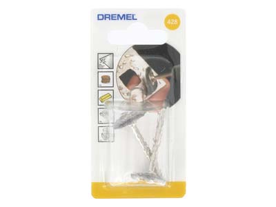 Dremel Carbon Steel Brush 19mm     Pack of 2 - Standard Image - 3