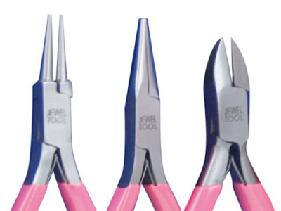 Pliers Kit In Pink Wallet - Standard Image - 3
