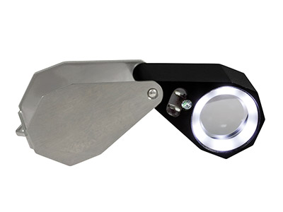 Loupe Led With UV Tester X10       Magnification - Standard Image - 2