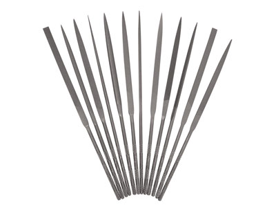 Vallorbe 160mm6 Needle File, Cut 2, Set Of 12
