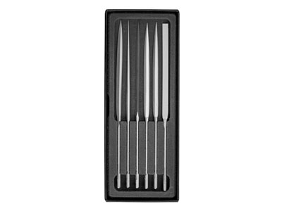 Vallorbe 140mm5.5 Buff Needle    Files, Assorted Set Of 6