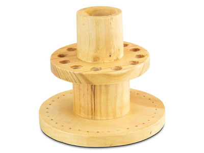 Multipurpose Wooden Tool Stand - Standard Image - 1