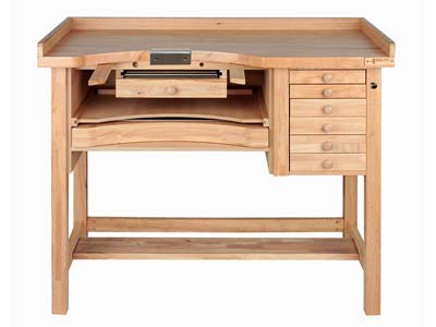 Durston Jewellers Hardwood         Workbench, Superior - Standard Image - 3