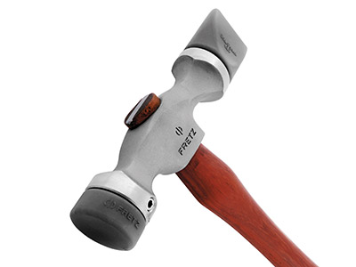 Fretz Silversmithing Planishing    Hammer With 11 Nylon Inserts - Standard Image - 4