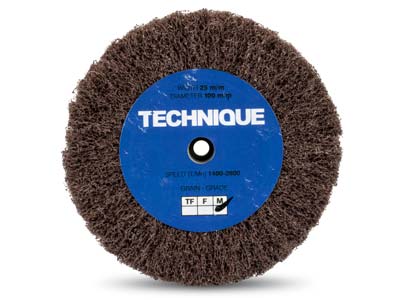 Technique™ Satin Finish      Wheel, Aluminium Oxide, Medium,    100mm X 25mm - Standard Image - 2