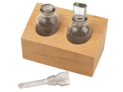 Wooden Block For Acid Bottle - Standard Image - 1
