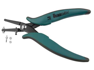 Beadsmith 1.8mm Hole Punch Pliers  With Metal Guard