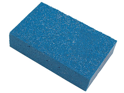 Abrasive Rubber Block, Coarse,     Blue, 60 Grit, Garryflex - Standard Image - 2