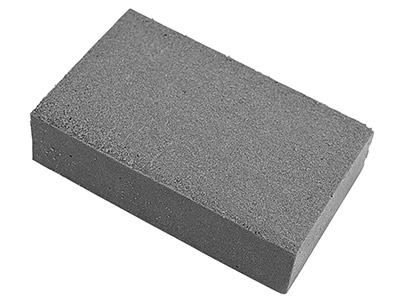 Abrasive Rubber Block, Medium,     Grey, 120 Grit, Garryflex - Standard Image - 2