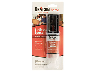 Devcon 5 Minute Epoxy Glue 25ml    Syringe UN3082