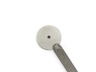 ImpressArt Signature Solid Star    Design Stamp 3mm - Standard Image - 1