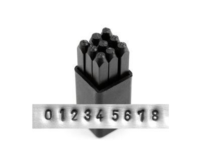 ImpressArt Basic Number Stamp Set  3mm - Standard Image - 1